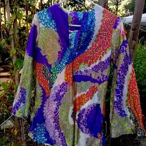 Hippie Boho costume retro shirt VINTAGE